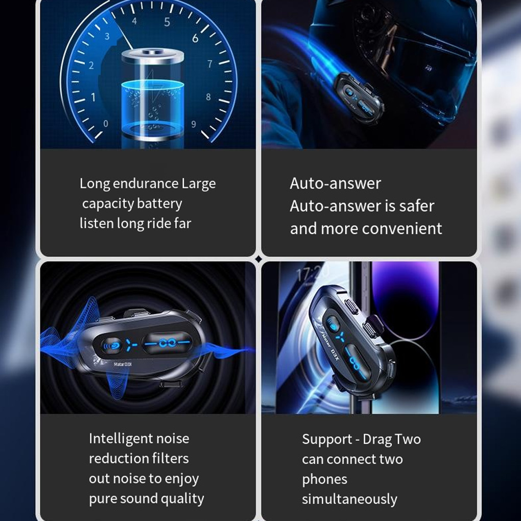 ABS 오토바이 필수품 D3 오토바이 헬멧 헤드셋 AI - Motorcycle Gear Must Have 리뷰 및 가격