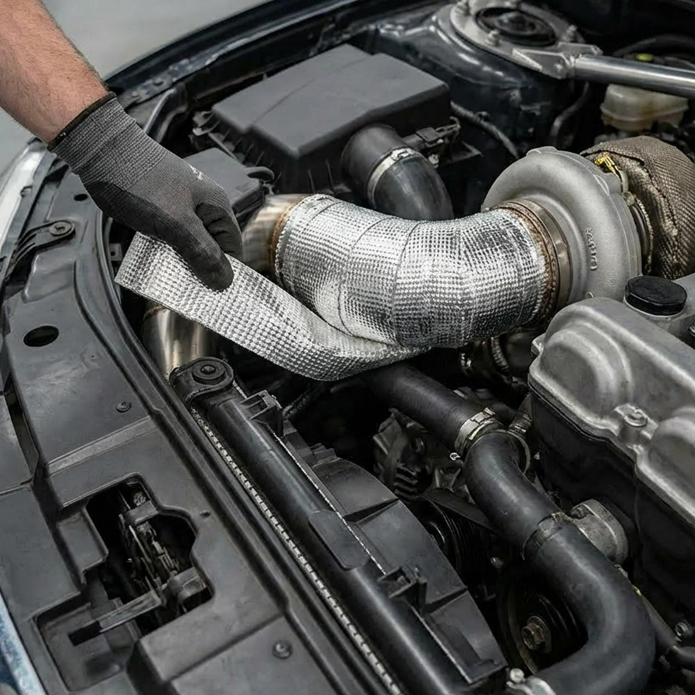5M 배기 헤더 랩 테이프 2000 ℉   알루미늄 호 - Exhaust Wrap Titanium 리뷰 및 가격