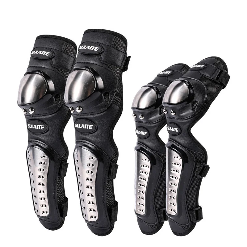 4 개/대 오토바이 Kneepad 스테인레스 스틸 모토 - Motorcycle Gear Bundle 리뷰 및 가격