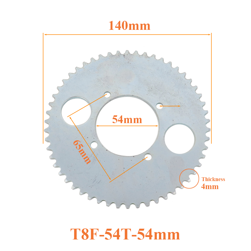 T8F 54T 체인 플레이트 54mm 54 톱니 리어  - Motorcycle Gear Bundle 리뷰 및 가격