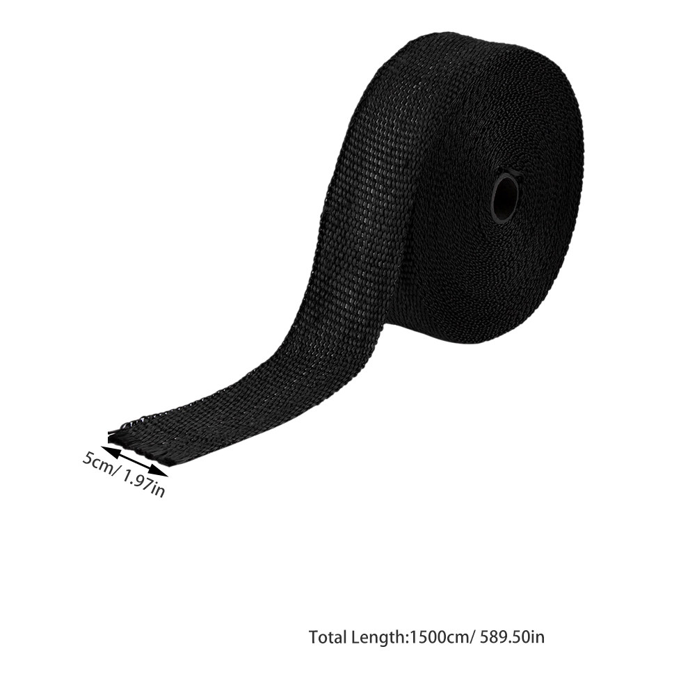 10개입 배기열 방지용 유리섬유 1.5mm 50mm 1 - Exhaust Wrap Titanium 리뷰 및 가격