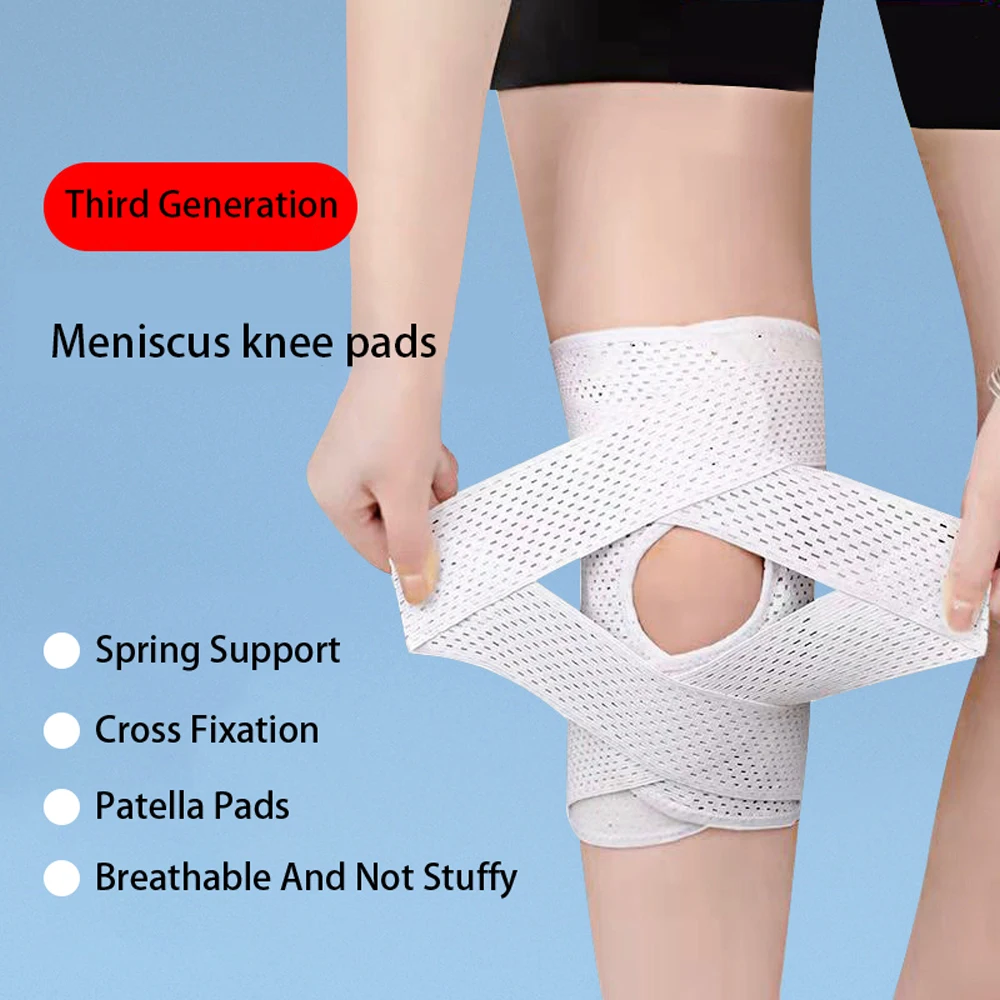 1PC 전문 압축 무릎 받침대 눈물 무릎 통증 남성과  - Knee Guard Hard 리뷰 및 가격