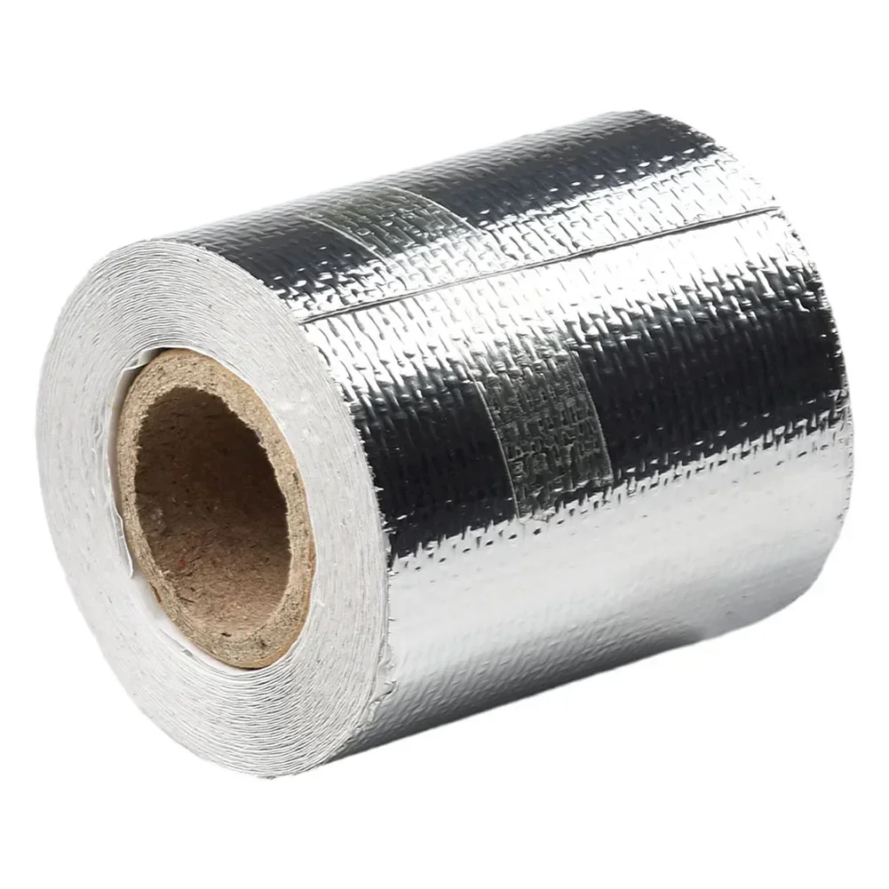 자동차 열 보호 호일 필름 1 롤 유리 섬유 알루미늄  - Exhaust Wrap Titanium 리뷰 및 가격
